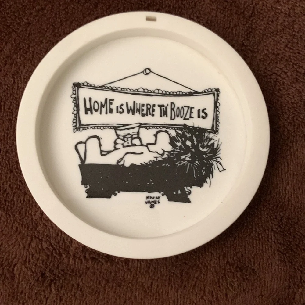 Vintage Cole Reese James Bar Drink Coasters 1960s Funny Cartoon MCM Collectible